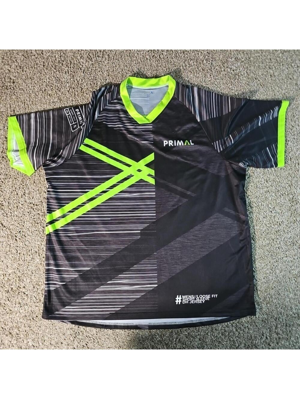 Primal 2XL Athletic Jersey Shirt